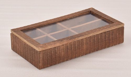 14 Inch Wooden Spice Box