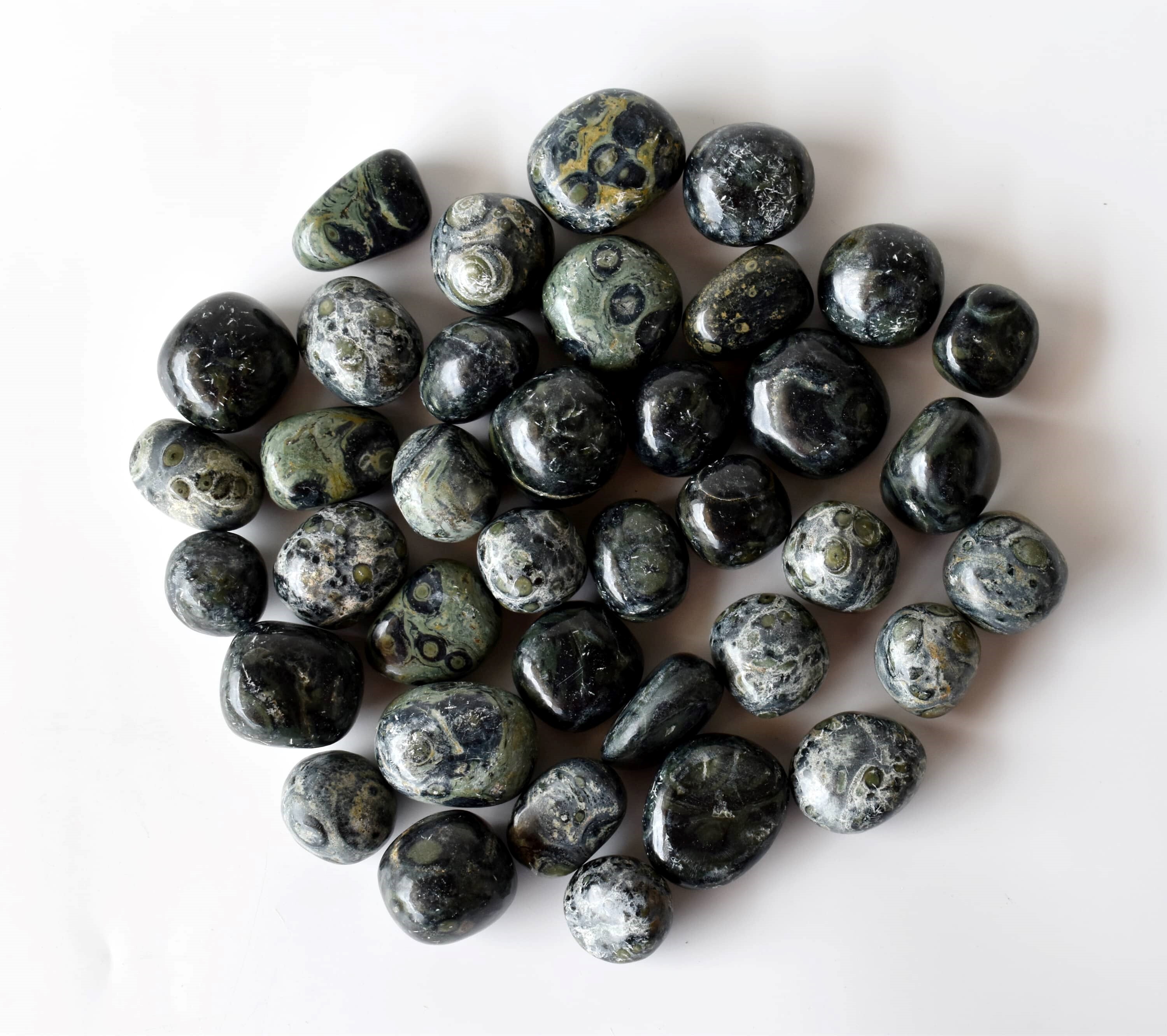 Kambaba Jasper Tumbled, Healing Crystal Tumbled Stones