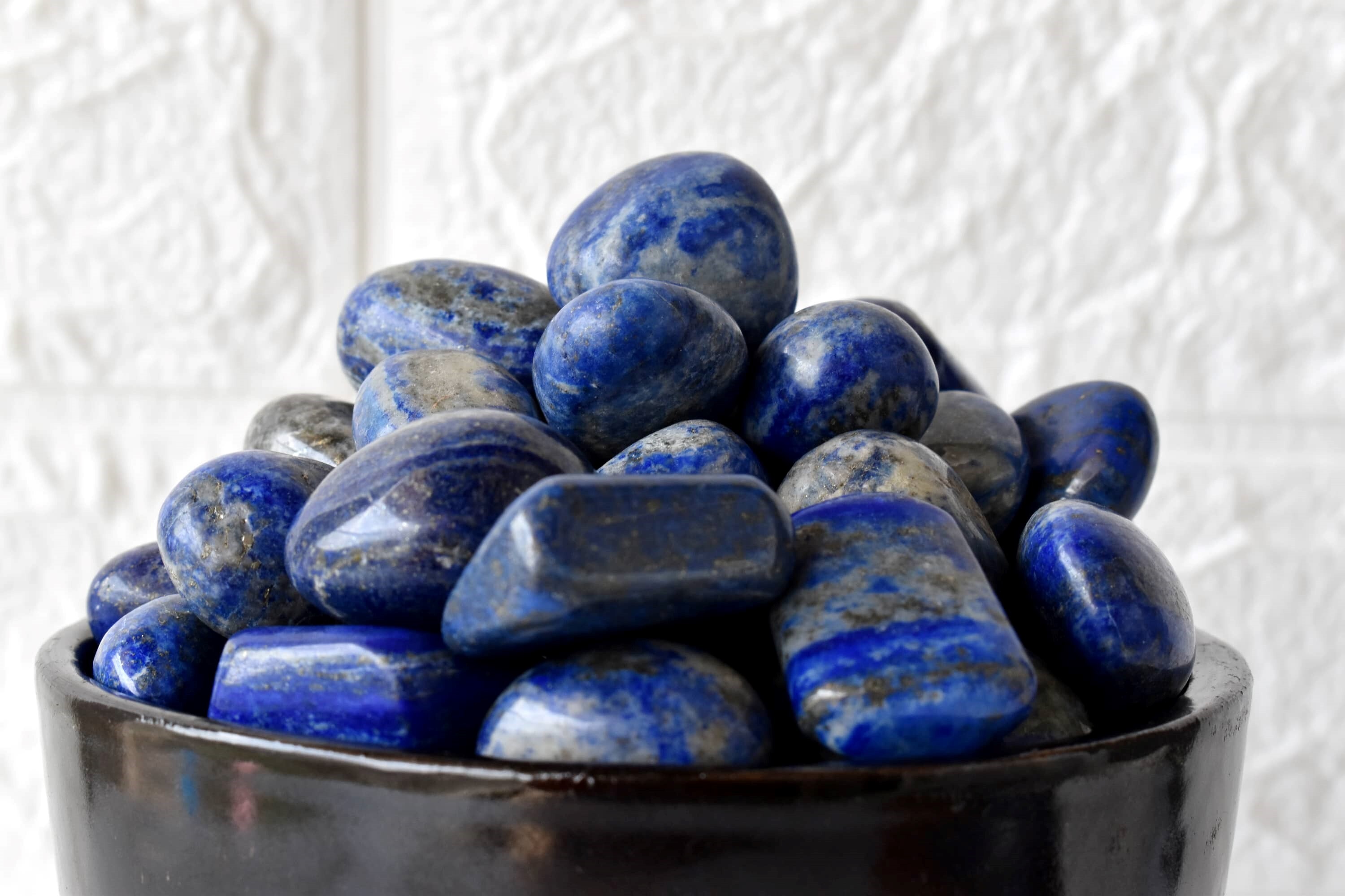 Lapis Lazuli Tumbled, Healing Crystal Tumbled Stones