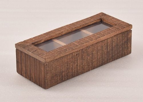 New Look Wooden Spice Box