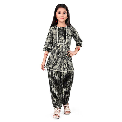 Dno-072 Girls Co-Ord Set - Color: Multicolor