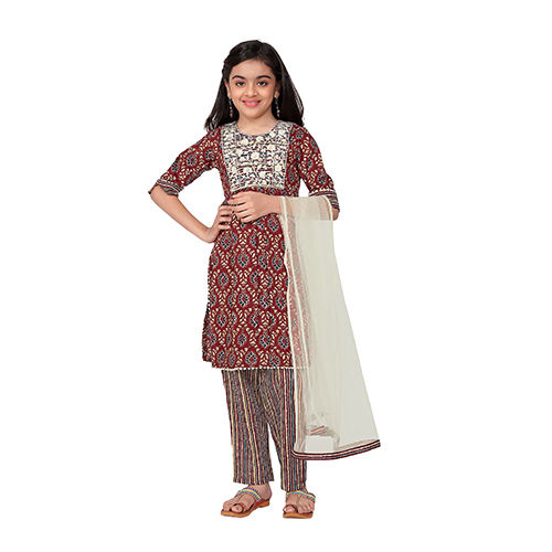 Multicolor Dno-080 Girls Suits