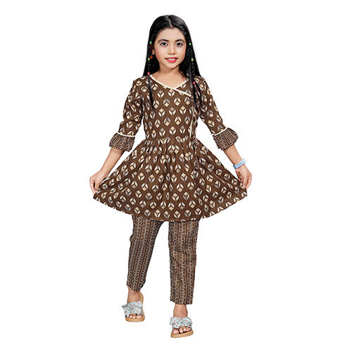 Girls Kurta Pyjamas Set