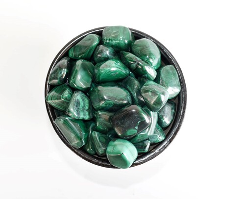 Malachite Tumbled, Healing Crystal Tumbled Stones