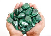 Malachite Tumbled, Healing Crystal Tumbled Stones