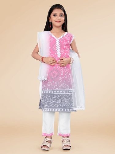 Girls Cotton Kurta Set