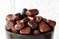 Mahogany Obsidian Tumbled, Healing Crystal Tumbled Stones