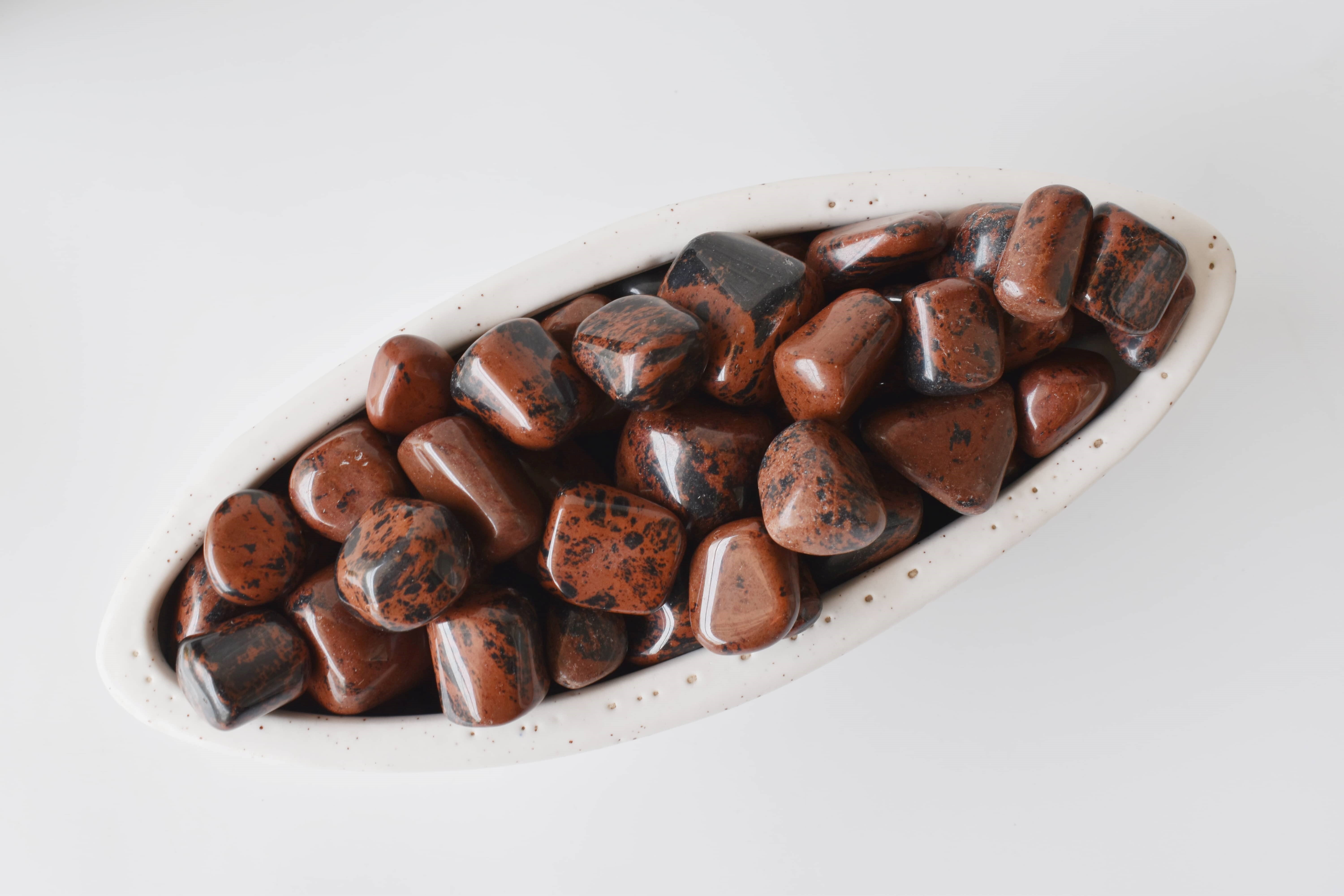 Mahogany Obsidian Tumbled, Healing Crystal Tumbled Stones