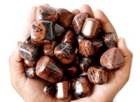 Mahogany Obsidian Tumbled, Healing Crystal Tumbled Stones