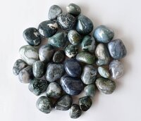 Moss Agate  Tumbled, Healing Crystal Tumbled Stones