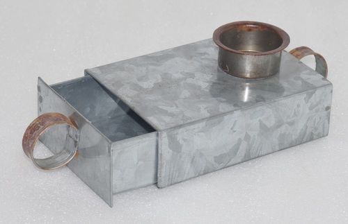Galvanised T-Light With Tray
