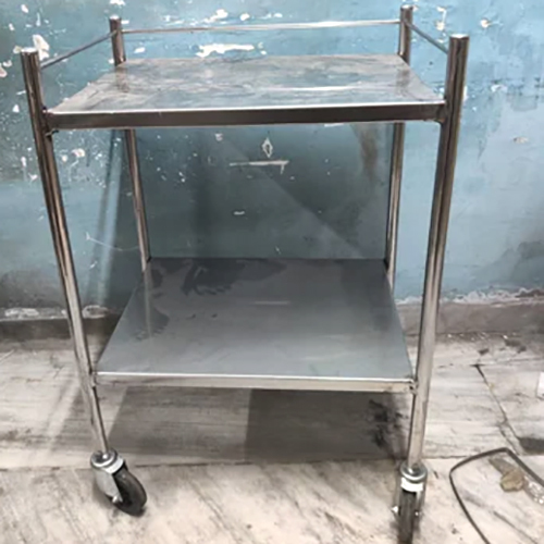 SS Hospital Dressing Trolley