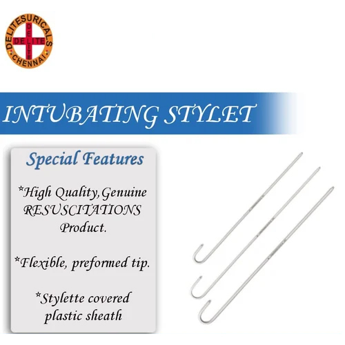 thumbnail image 2 of Reusable Intubation Stylet – 12.5" (31.7cm) – Stellmacher Instruments, Autoclavable 2 of 3