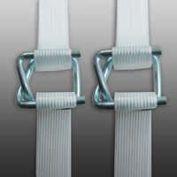 White Polyester Cord Strap - High-quality Material, 13mm To 32mm Sizes, Clean White Color | Durable Strapping For Industrial Packing