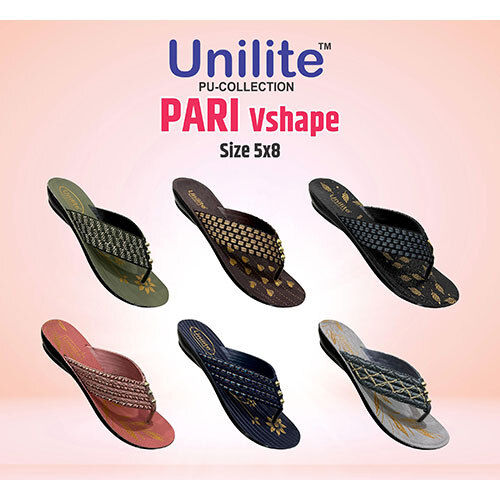 Unilite PU V-Shape Pari Womens Slippers