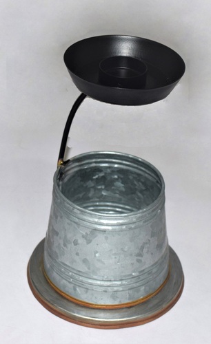 10 Inch Galvanised T-Light