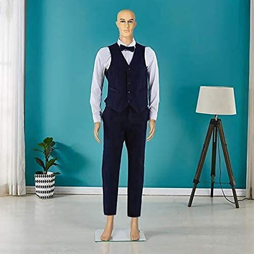 Male mannequins Full Budy Adjustable Mannequins Torso With Metal Base