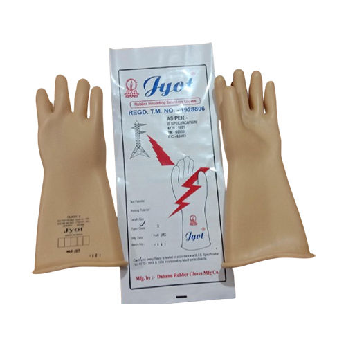 Electrical Shockproof Rubber Hand Gloves 1000V