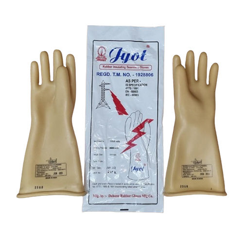 Electrical Shockproof Rubber Hand Gloves 20000v