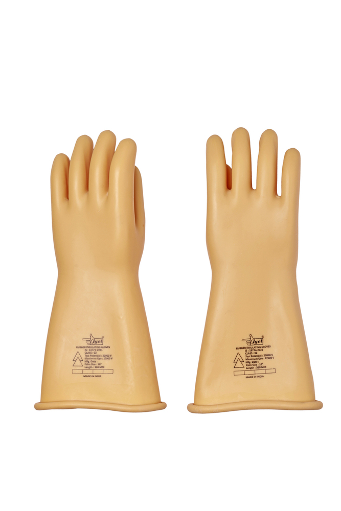 Electrical Shockproof Rubber Hand Gloves 20000v