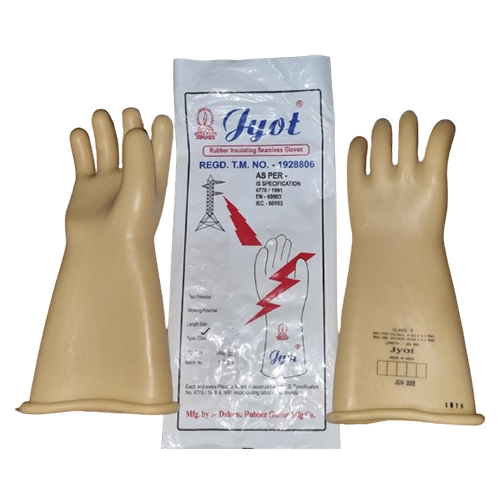 Industrial White Rubber Hand Gloves (heavy Duty)