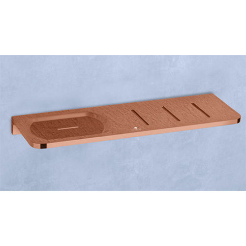 Rose Gold Sl-1827 Soap Dish With Shelf