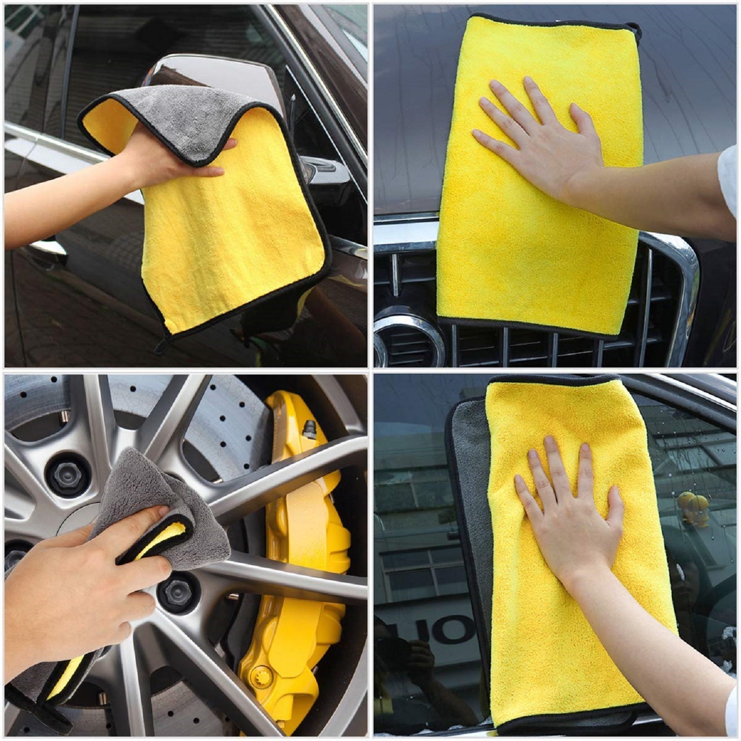 MICROFIBER CAR TOWEL CLEANING CLOTH WASH TOWEL