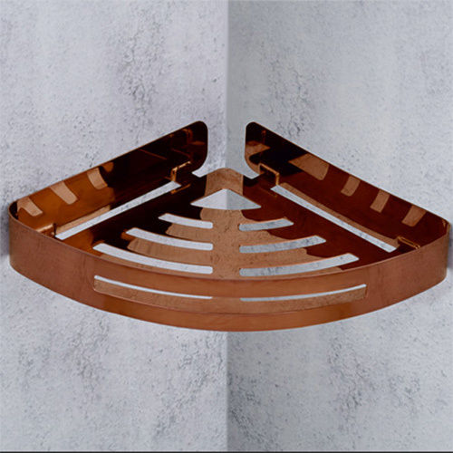 PO-2601 Rose Gold Steel Bathroom Corner