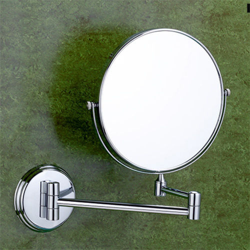 Silver Aq-2059 Round Shaving Mirror