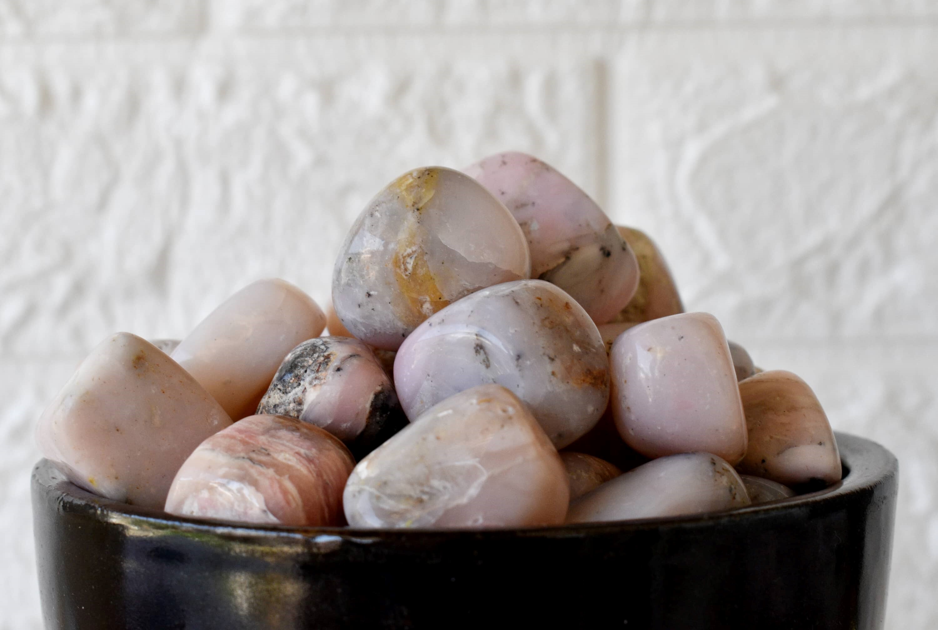 Pink Opal Tumbled, Healing Crystal Tumbled Stones