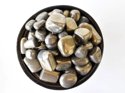 Pyrite Tumbled, Healing Crystal Tumbled Stones