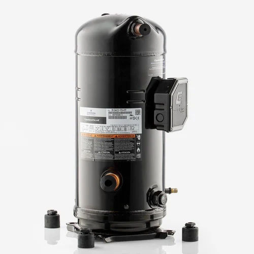 Black 10 Hp Scroll Refrigeration Compressor