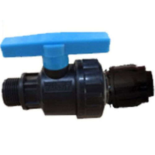 Black Single Union Valve