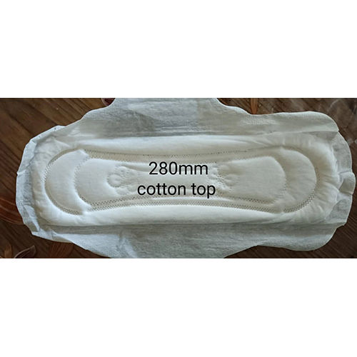 White Sanitary Pad Cotton