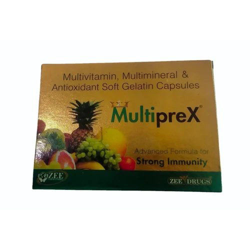 Multiprex Multivitamin Multimineral Antioxidant Soft Gelatin Capsules - Drug Type: General Medicines