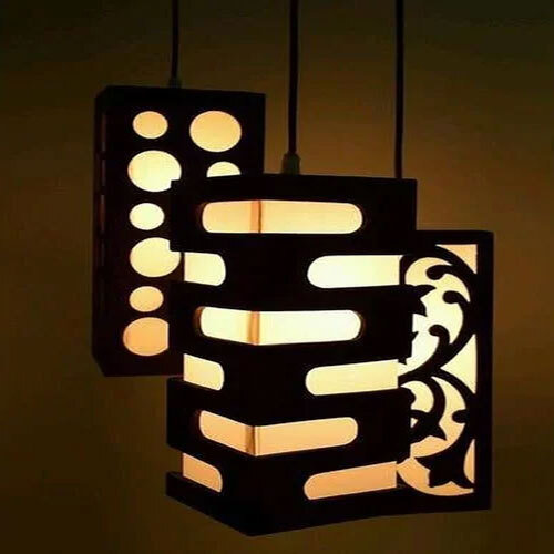 Designer Hanging Light - Rectangle Shape, Different Sizes, Multicolor Finish | Ideal for Modern Interiors and Creative Spaces