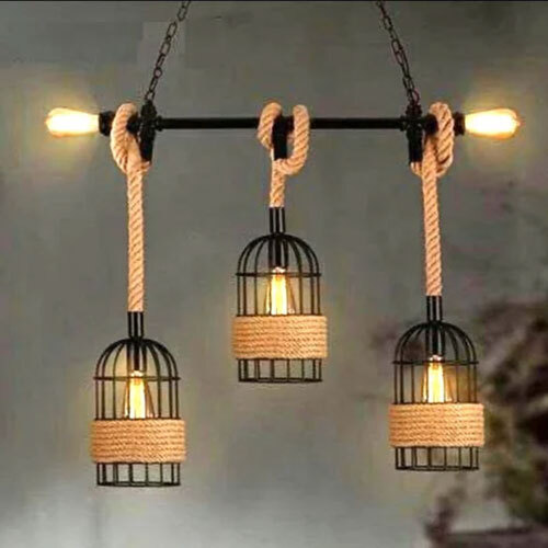 Decorative Hanging Lamp - High-Quality Metal, Various Sizes, Multicolor Finish | Modern Round Design, Versatile Accent Lighting