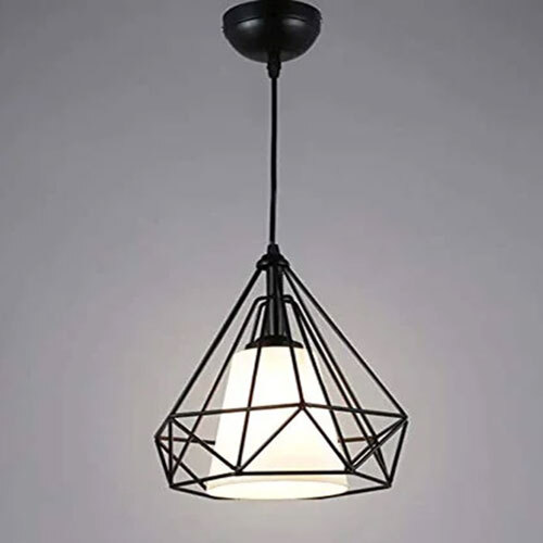 Multicolor Hanging Wire Lamp