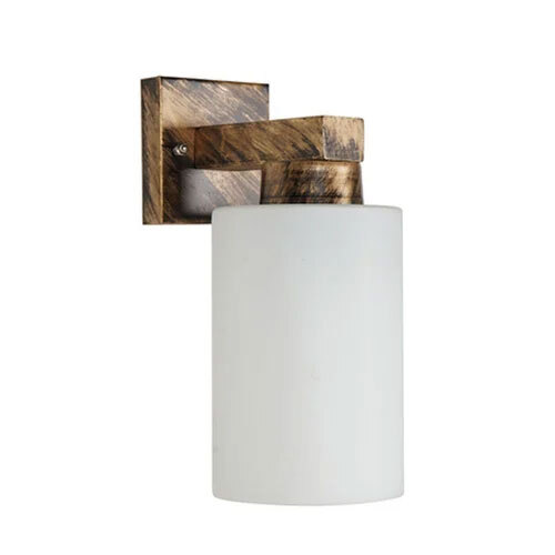 Wooden Wall Mount Wall Lamp - Multicolor, Round Shape, 9 Watt Incandescent Light | Modern Style, Easy to Install, Unique Lighting Solution