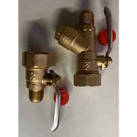 Fcu Ball Valve - Brass, 25mm Round Design | Industrial Applications, Reliable Flow Control
