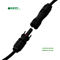 IP68 Waterproof Solar Cable Connectors 1500VDC 60A Photovoltaic Cable Connectors