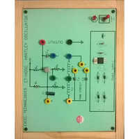 Hartley Oscillator - Wooden Base With Electronic Components | Variable Frequency, Low Power Consumption, Adjustable Range, External Power Supply