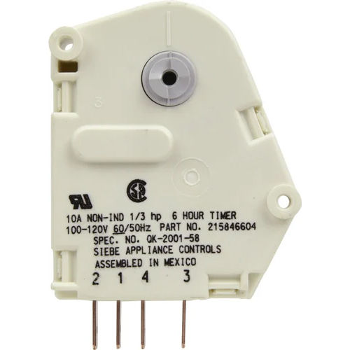 White Refrigerator Defrost Timer