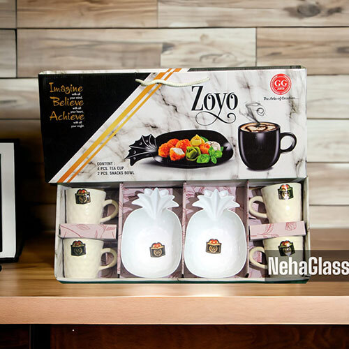 Ceramic White Ceramic Tea Set
