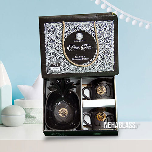 Ceramic 2 Pcs Tea Set