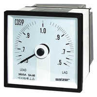 Power Factor Meters - Plastic Casing, Analog Display | Class 1.0 Accuracy, 50hz Frequency, Measurement Range 0.5 To 1.0 Lag/lead, Ac Voltage Power Supply