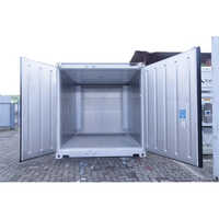 Stainless Steel Reefer Container - 10 Feet, White Color, Ideal For Storage And Transportation, 1-10 Ton Capacity, Temperature Range -25 To +25