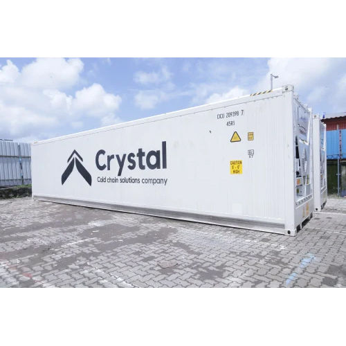 New Insulated Puf Refrigerated Container For Industrial Storage - Color: White