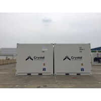 Reefer Container - Stainless Steel, 10 Ft Length, White Color, 10 Ton Capacity - Ideal For Chicken Storage