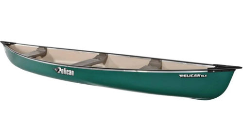 Pelican Green Export 15.5 Canoe, 2 to 3 seater canoe